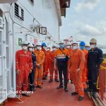 PSC Training with the crew on Dolphin II Container Vessel